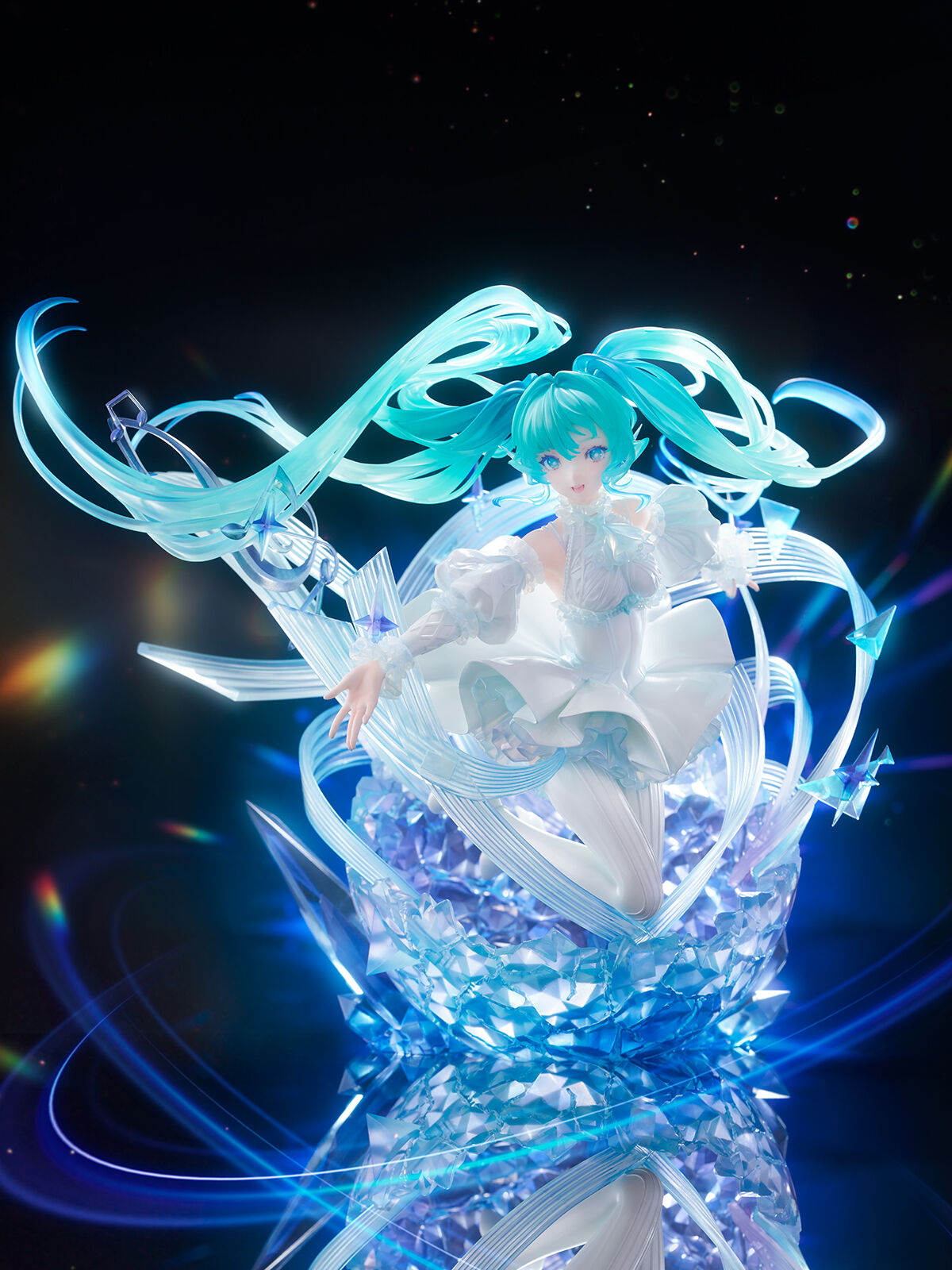 Vocaloid - Hatsune Miku - Shibuya Scramble Figure - 1/7 - Crystal Dress Ver. (CyberZ, eStream, Oriental Forest)