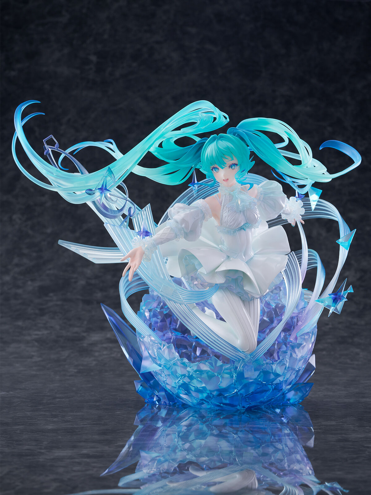 Vocaloid - Hatsune Miku - Shibuya Scramble Figure - 1/7 - Crystal Dress Ver. (CyberZ, eStream, Oriental Forest) photo 2