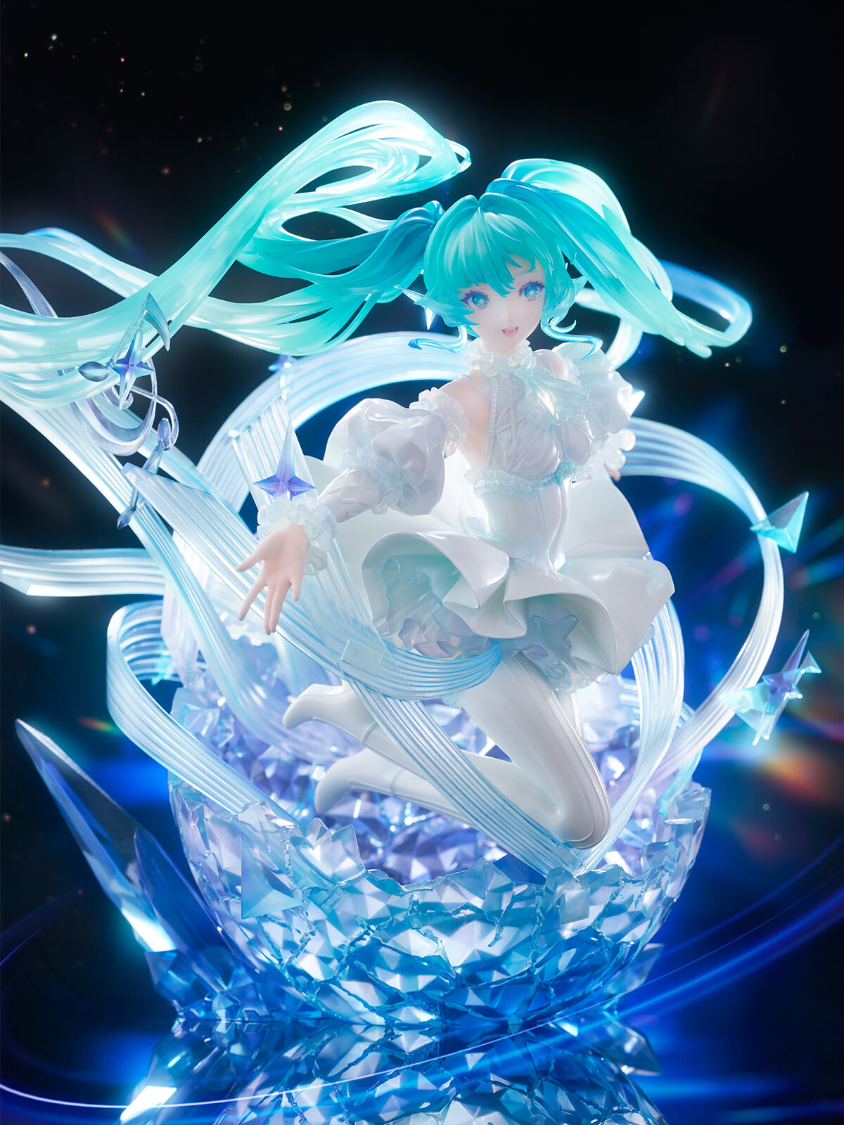 Vocaloid - Hatsune Miku - Shibuya Scramble Figure - 1/7 - Crystal Dress Ver. (CyberZ, eStream, Oriental Forest) photo 5