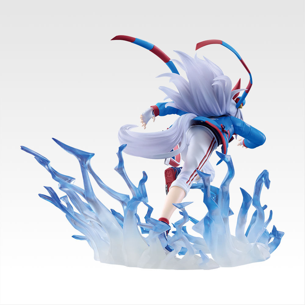 Umamusume: Cinderella Gray - Tamamo Cross - Gracemaster - Ichiban Kuji - Ichiban Kuji “Umamusume: Cinderella Gray” Hai no Kaibutsu vs Shiroi Inazuma (B Prize) - 1/7 - Shiroi Inazuma (Bandai Spirits) photo 4