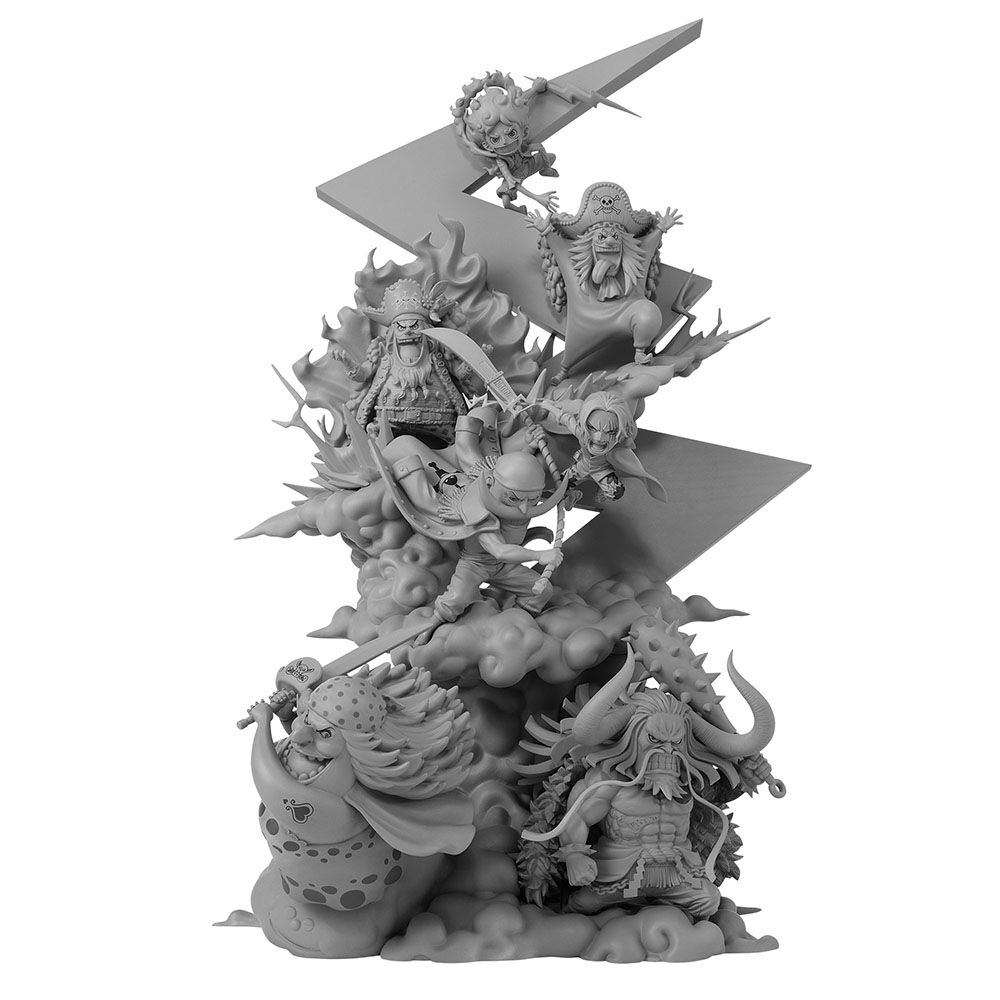 One Piece - Akagami no Shanks - Charlotte Linlin - Douke no Buggy - Edward Newgate - Kaidou - Marshall D. Teach - Monkey D. Luffy - World Collectable Figure - World Collectable Figure Premium - Shinkyuu Yonkou (Bandai Spirits) photo 16