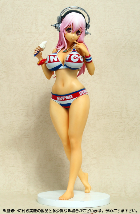 SoniComi (Super Sonico) - Sonico - Gigantic Series - Hiyake ver., Swimsuit ver. (X-Plus) photo 7