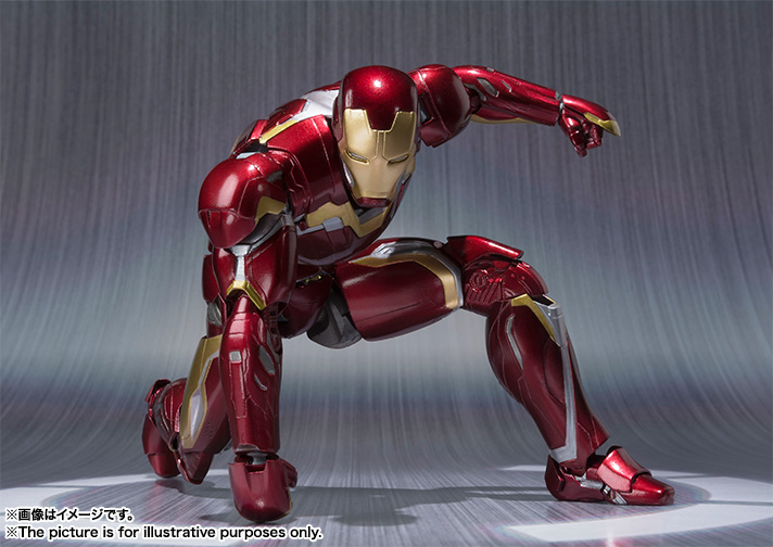 Avengers: Age of Ultron - Iron Man Mark XLV - S.H.Figuarts (Bandai, Bandai Spirits)