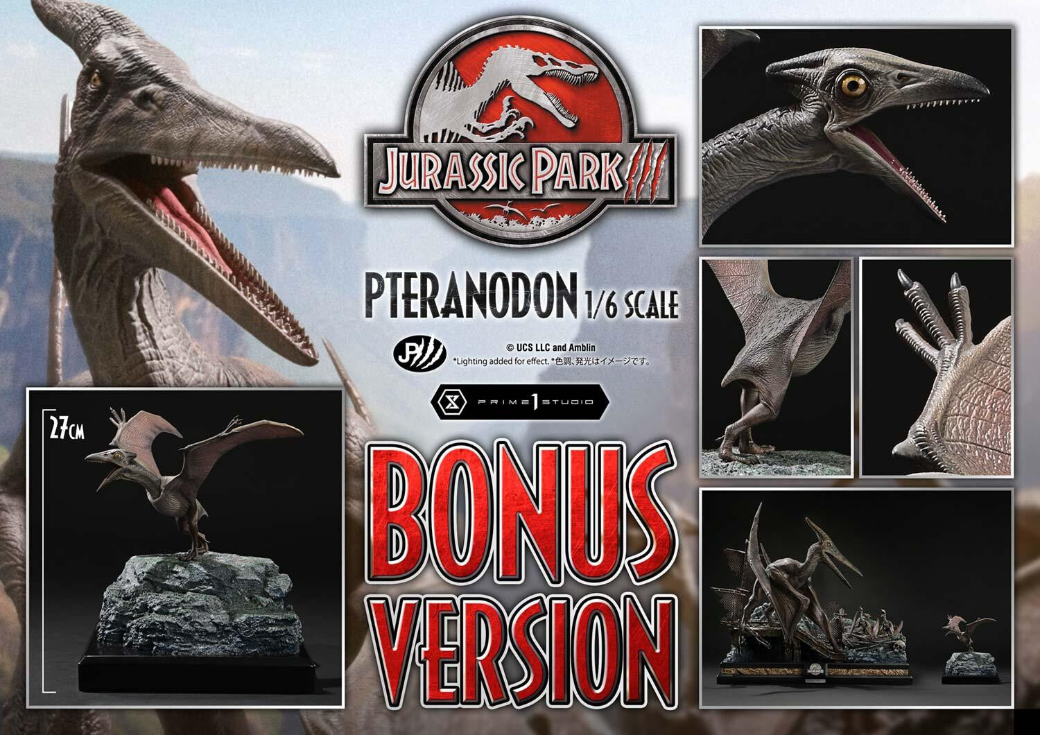 Jurassic Park III - Pteranodon - Legacy Museum Collection  (LMCJWF-02S) - 1/6 - Bonus Version (Prime 1 Studio) photo 12