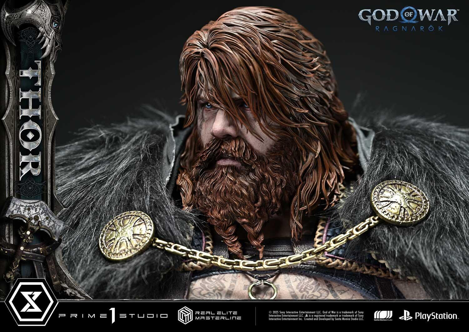God of War Ragnarök - Thor - Real Elite Masterline  (REMGOW-02DX) - 1/3 - DX Version (Prime 1 Studio) photo 2
