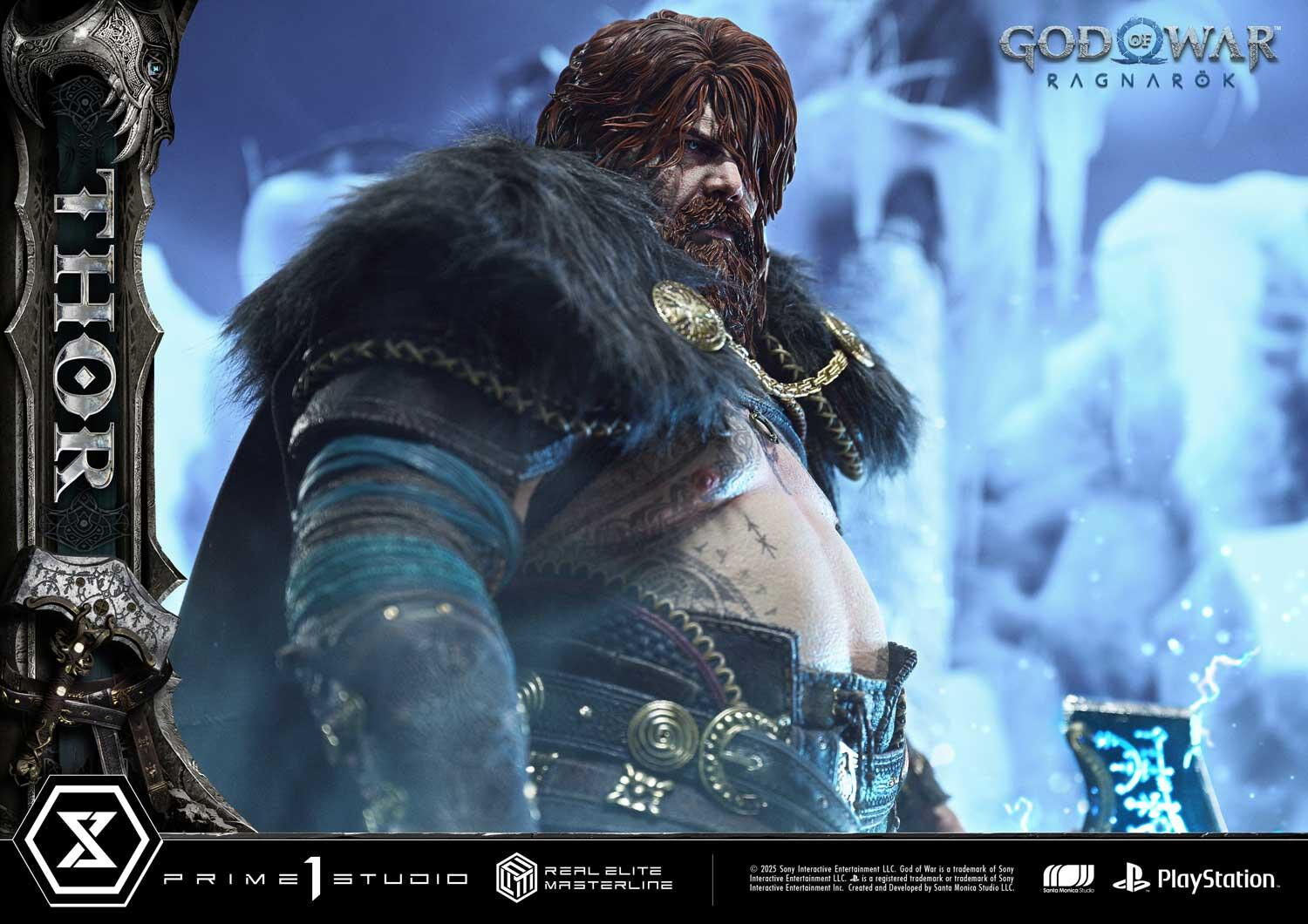 God of War Ragnarök - Thor - Real Elite Masterline  (REMGOW-02DX) - 1/3 - DX Version (Prime 1 Studio) photo 8