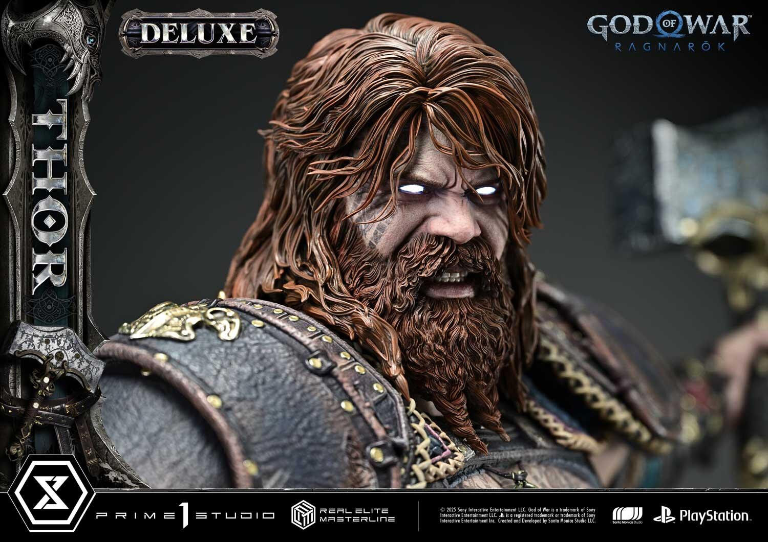God of War Ragnarök - Thor - Real Elite Masterline  (REMGOW-02DX) - 1/3 - DX Version (Prime 1 Studio) photo 15