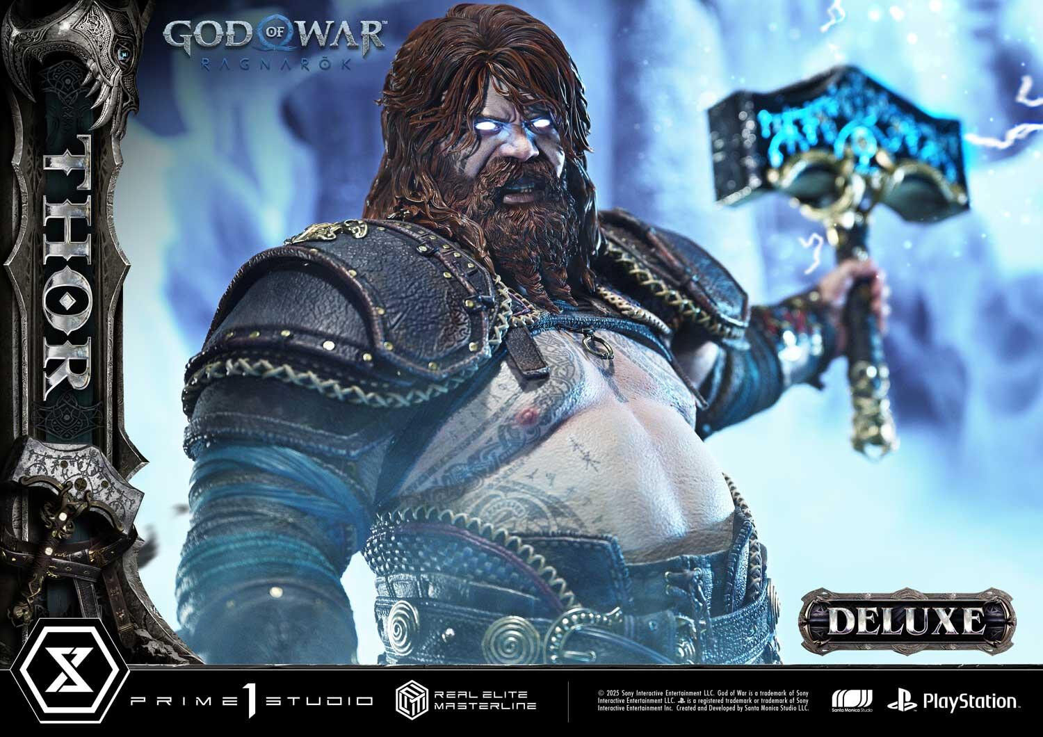 God of War Ragnarök - Thor - Real Elite Masterline  (REMGOW-02DX) - 1/3 - DX Version (Prime 1 Studio) photo 17
