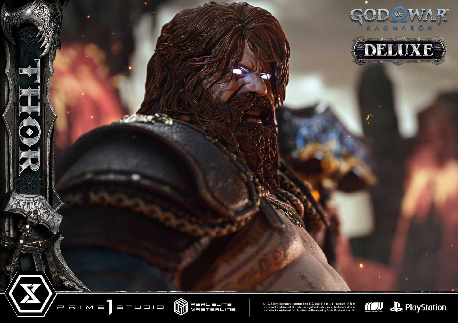 God of War Ragnarök - Thor - Real Elite Masterline  (REMGOW-02DX) - 1/3 - DX Version (Prime 1 Studio) photo 18