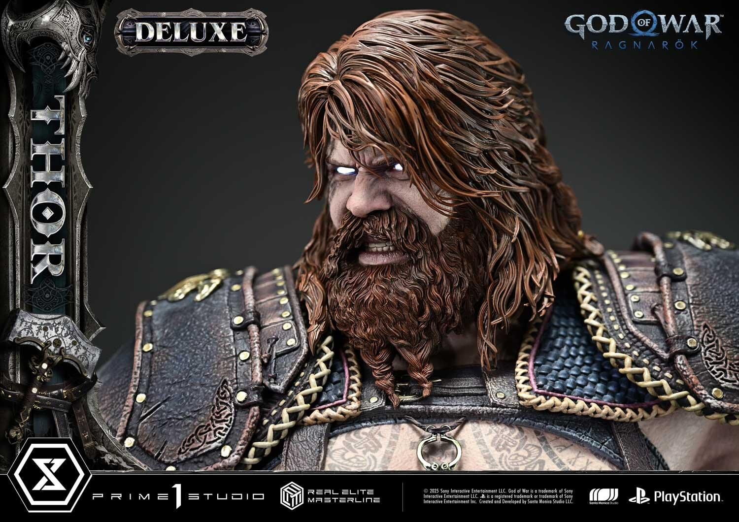 God of War Ragnarök - Thor - Real Elite Masterline  (REMGOW-02DX) - 1/3 - DX Version (Prime 1 Studio) photo 22