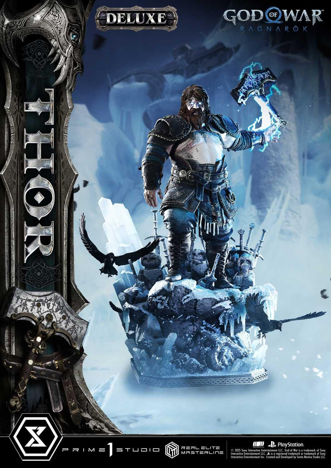 God of War Ragnarök - Thor - Real Elite Masterline  (REMGOW-02DX) - 1/3 - DX Version (Prime 1 Studio) photo 23