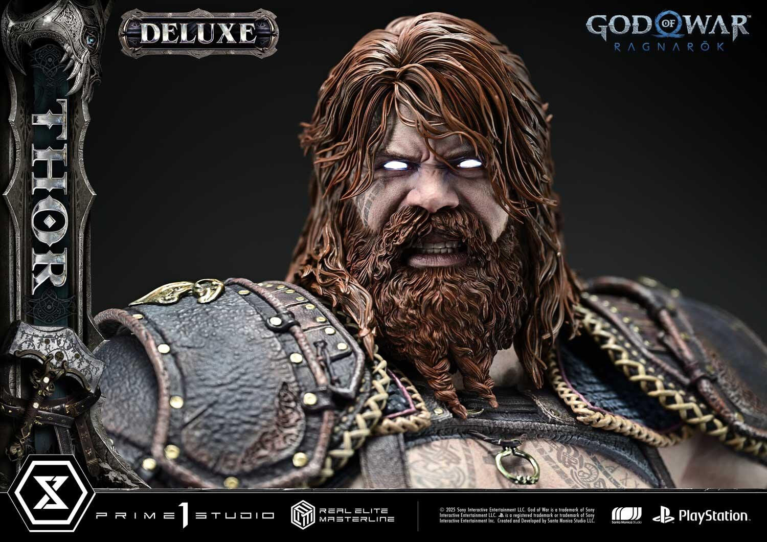 God of War Ragnarök - Thor - Real Elite Masterline  (REMGOW-02DX) - 1/3 - DX Version (Prime 1 Studio) photo 24