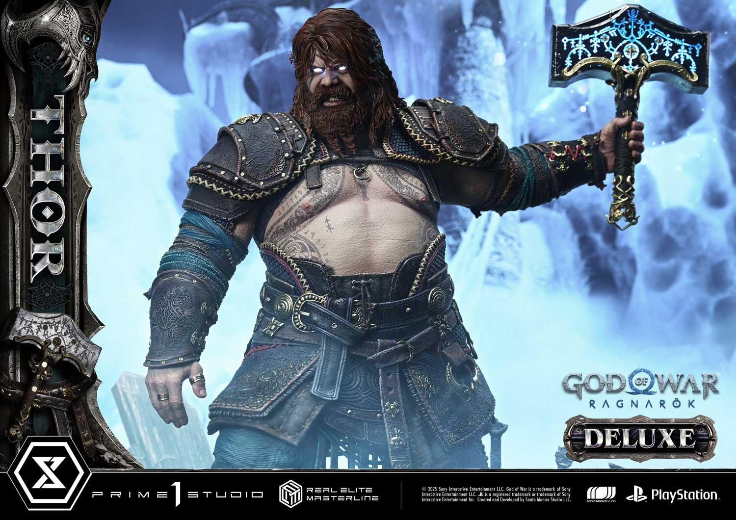 God of War Ragnarök - Thor - Real Elite Masterline  (REMGOW-02DX) - 1/3 - DX Version (Prime 1 Studio) photo 26