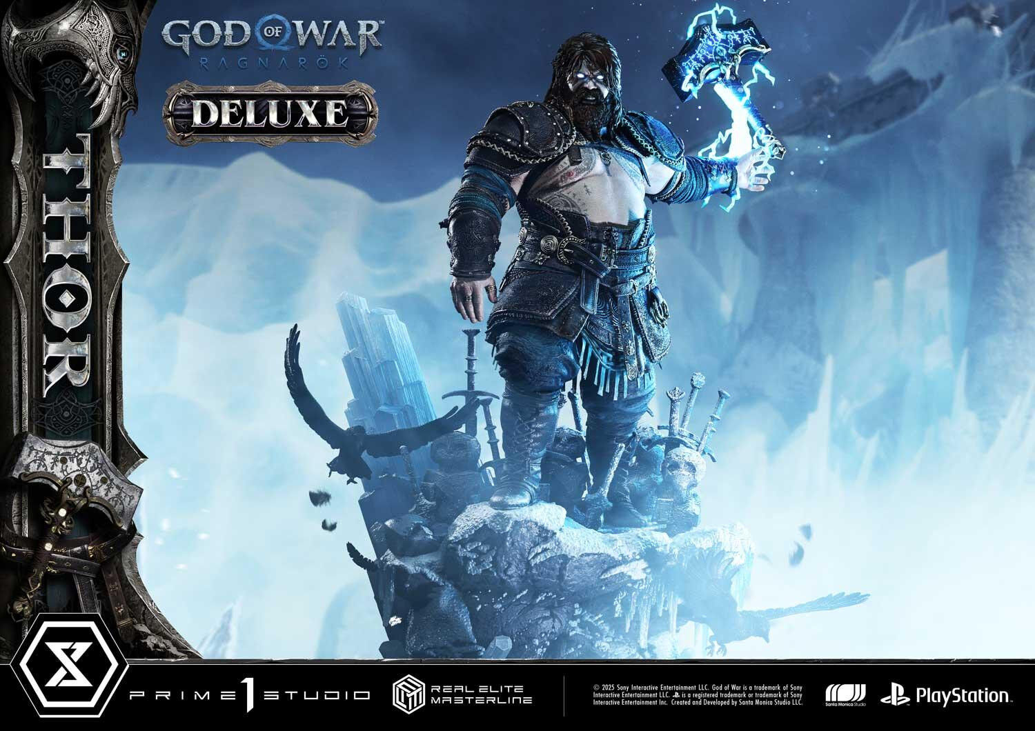God of War Ragnarök - Thor - Real Elite Masterline  (REMGOW-02DX) - 1/3 - DX Version (Prime 1 Studio) photo 27