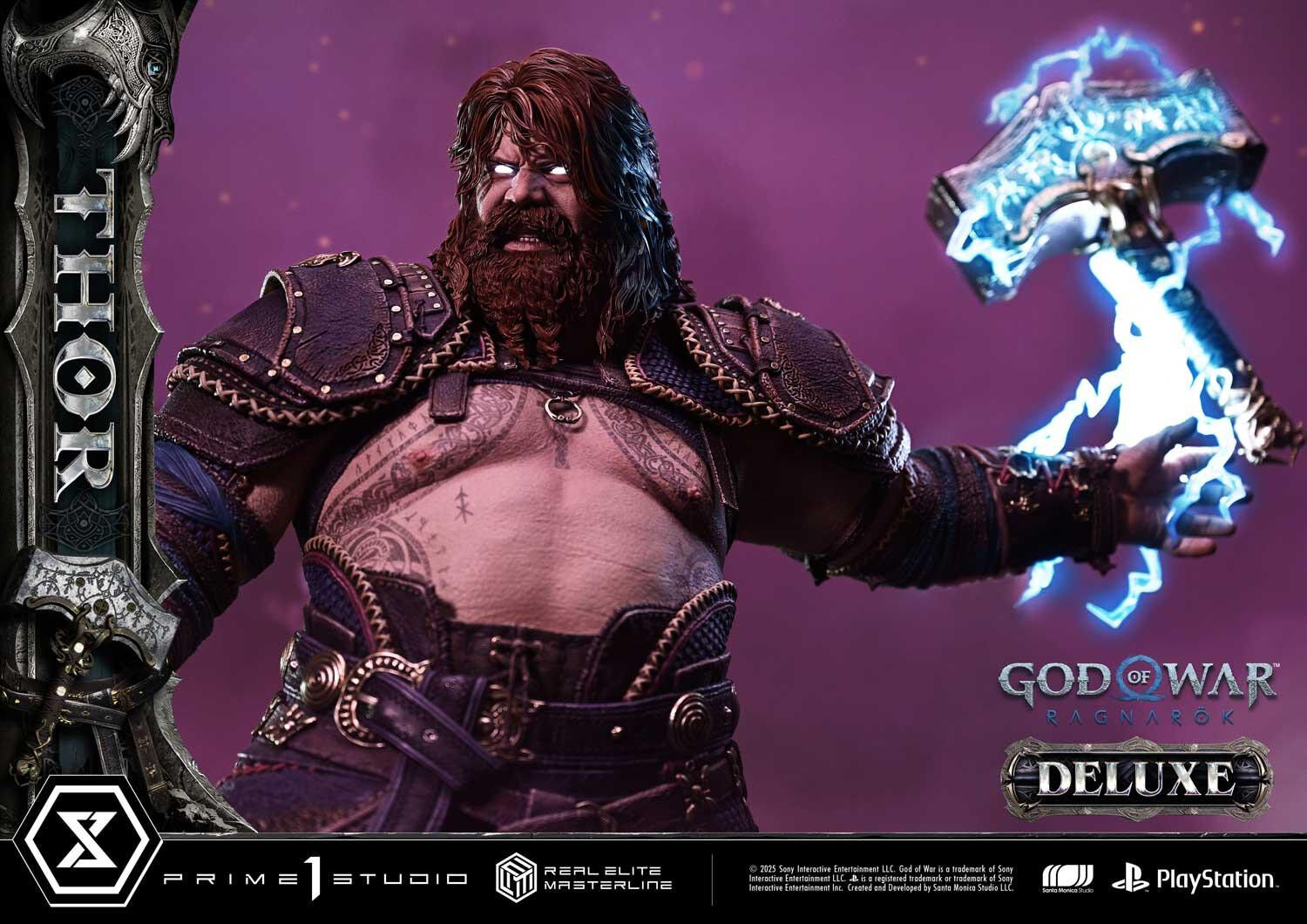 God of War Ragnarök - Thor - Real Elite Masterline  (REMGOW-02DX) - 1/3 - DX Version (Prime 1 Studio) photo 28