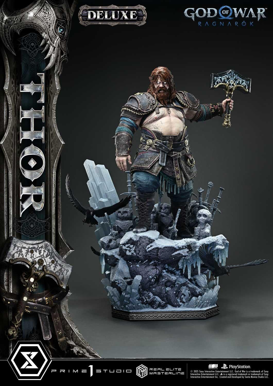 God of War Ragnarök - Thor - Real Elite Masterline  (REMGOW-02DX) - 1/3 - DX Version (Prime 1 Studio) photo 32