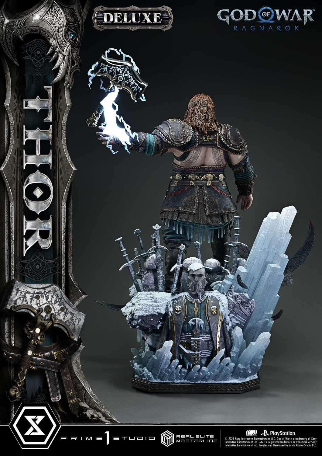 God of War Ragnarök - Thor - Real Elite Masterline  (REMGOW-02DX) - 1/3 - DX Version (Prime 1 Studio) photo 34