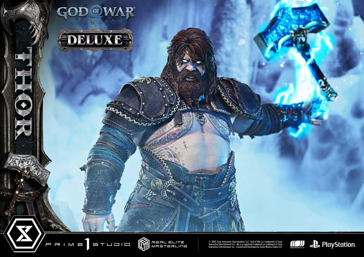God of War Ragnarök - Thor - Real Elite Masterline  (REMGOW-02DX) - 1/3 - DX Version (Prime 1 Studio) photo 35