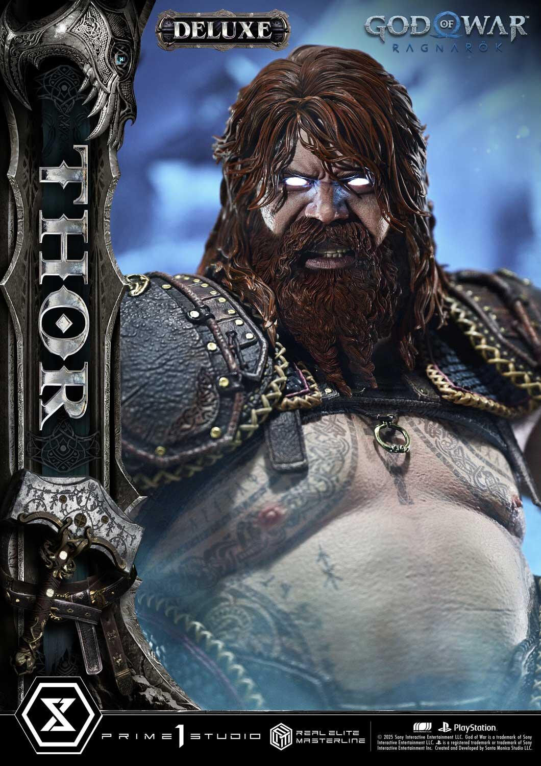 God of War Ragnarök - Thor - Real Elite Masterline  (REMGOW-02DX) - 1/3 - DX Version (Prime 1 Studio) photo 37