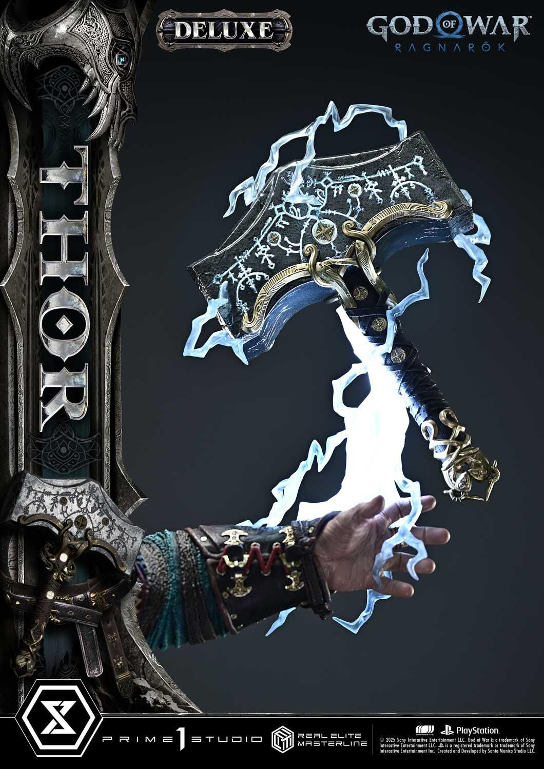 God of War Ragnarök - Thor - Real Elite Masterline  (REMGOW-02DX) - 1/3 - DX Version (Prime 1 Studio) photo 38