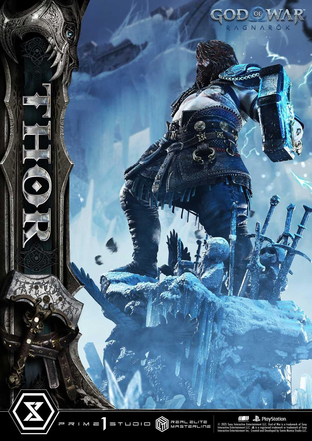 God of War Ragnarök - Thor - Real Elite Masterline  (REMGOW-02DX) - 1/3 - DX Version (Prime 1 Studio) photo 43