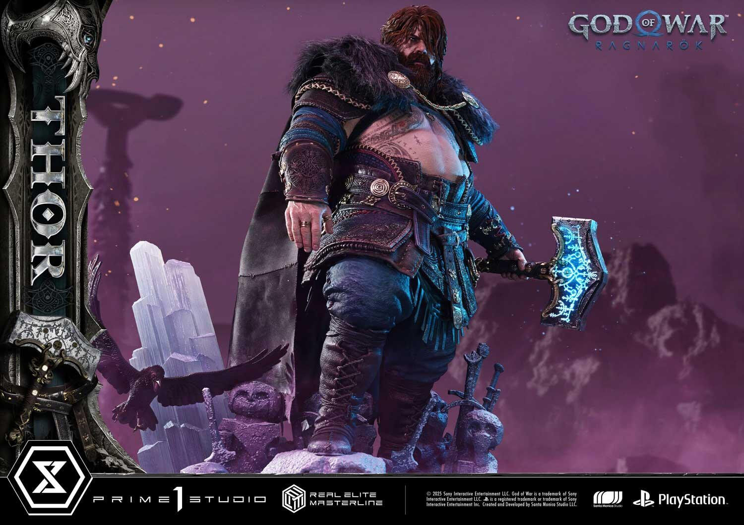 God of War Ragnarök - Thor - Real Elite Masterline  (REMGOW-02DX) - 1/3 - DX Version (Prime 1 Studio) photo 46