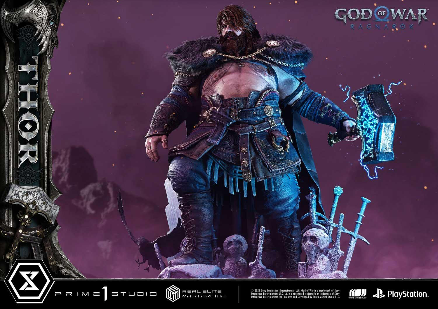 God of War Ragnarök - Thor - Real Elite Masterline  (REMGOW-02DX) - 1/3 - DX Version (Prime 1 Studio) photo 48