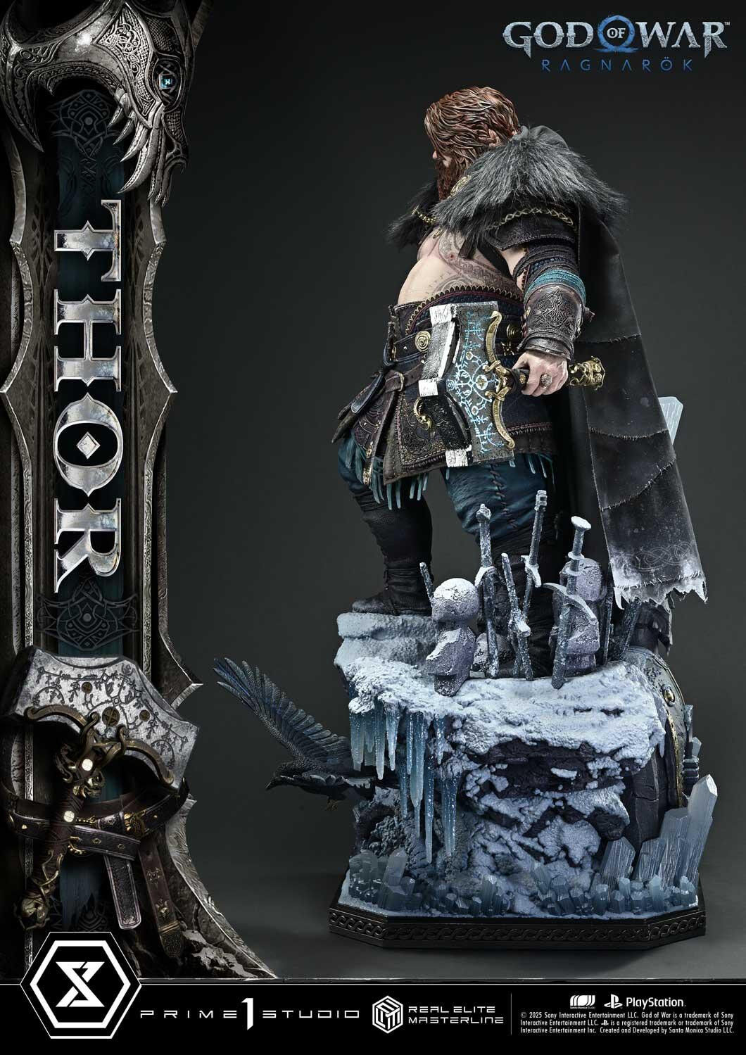 God of War Ragnarök - Thor - Real Elite Masterline  (REMGOW-02DX) - 1/3 - DX Version (Prime 1 Studio) photo 49