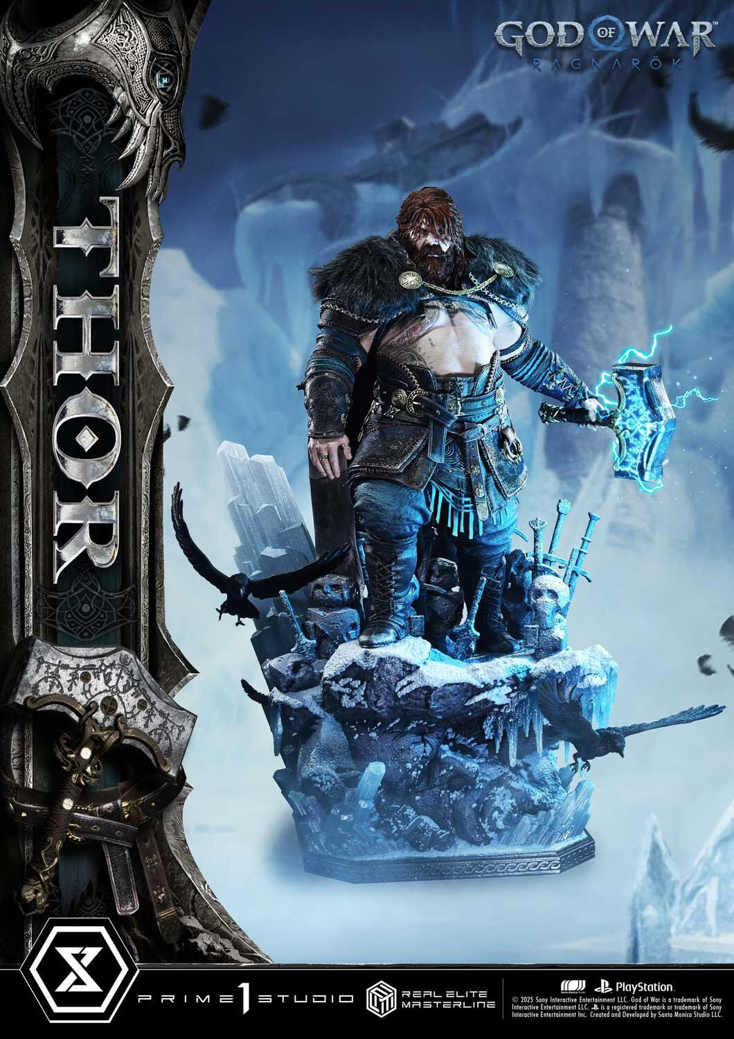 God of War Ragnarök - Thor - Real Elite Masterline  (REMGOW-02DX) - 1/3 - DX Version (Prime 1 Studio) photo 59
