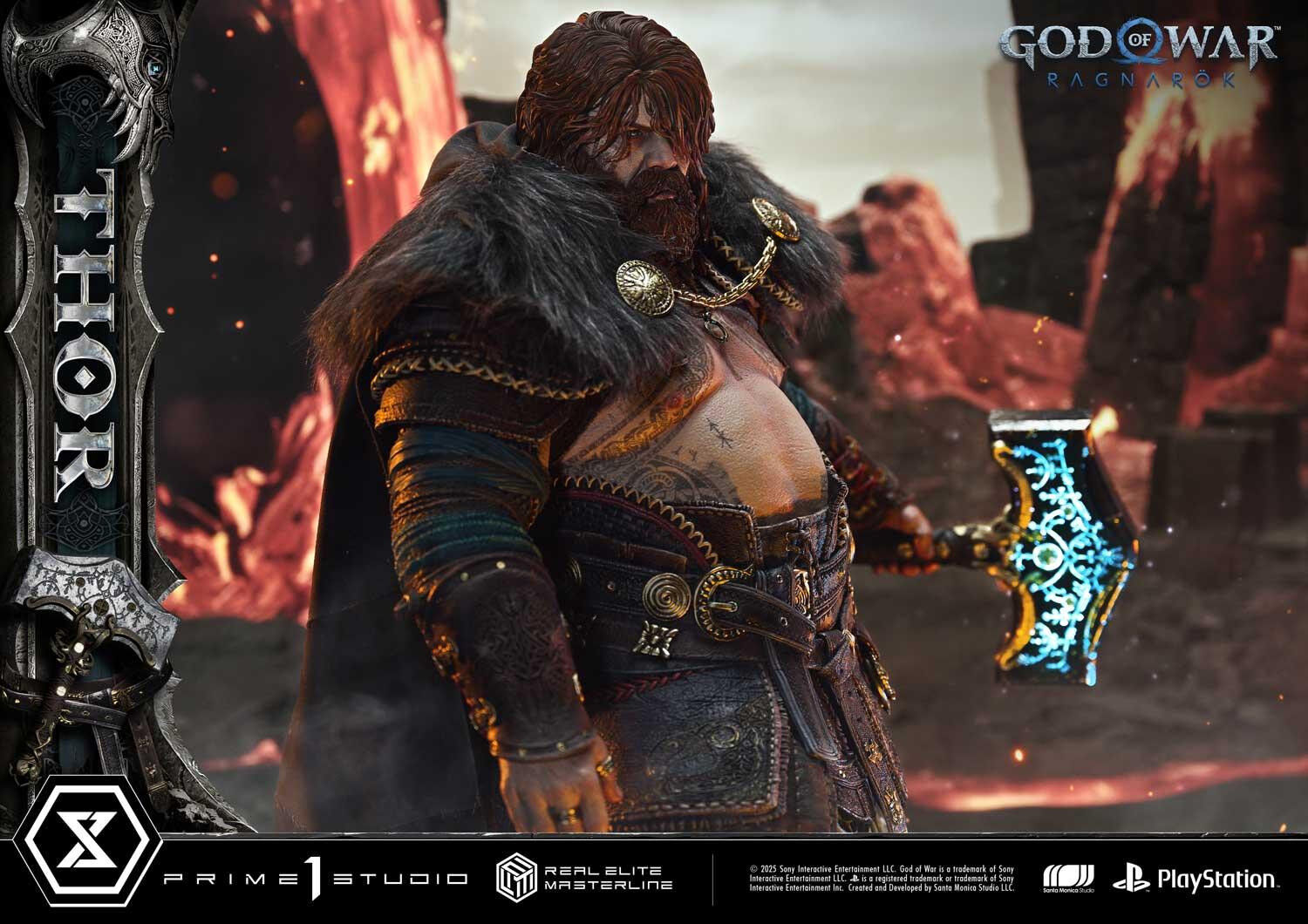 God of War Ragnarök - Thor - Real Elite Masterline  (REMGOW-02DX) - 1/3 - DX Version (Prime 1 Studio) photo 64
