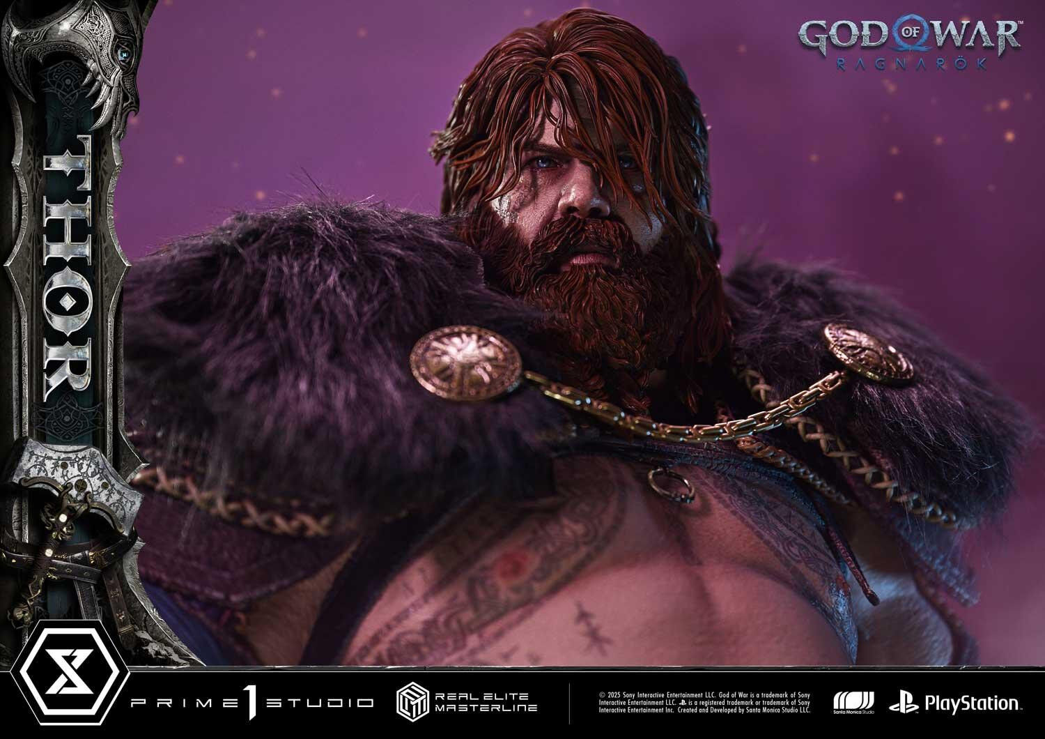 God of War Ragnarök - Thor - Real Elite Masterline  (REMGOW-02DX) - 1/3 - DX Version (Prime 1 Studio) photo 66