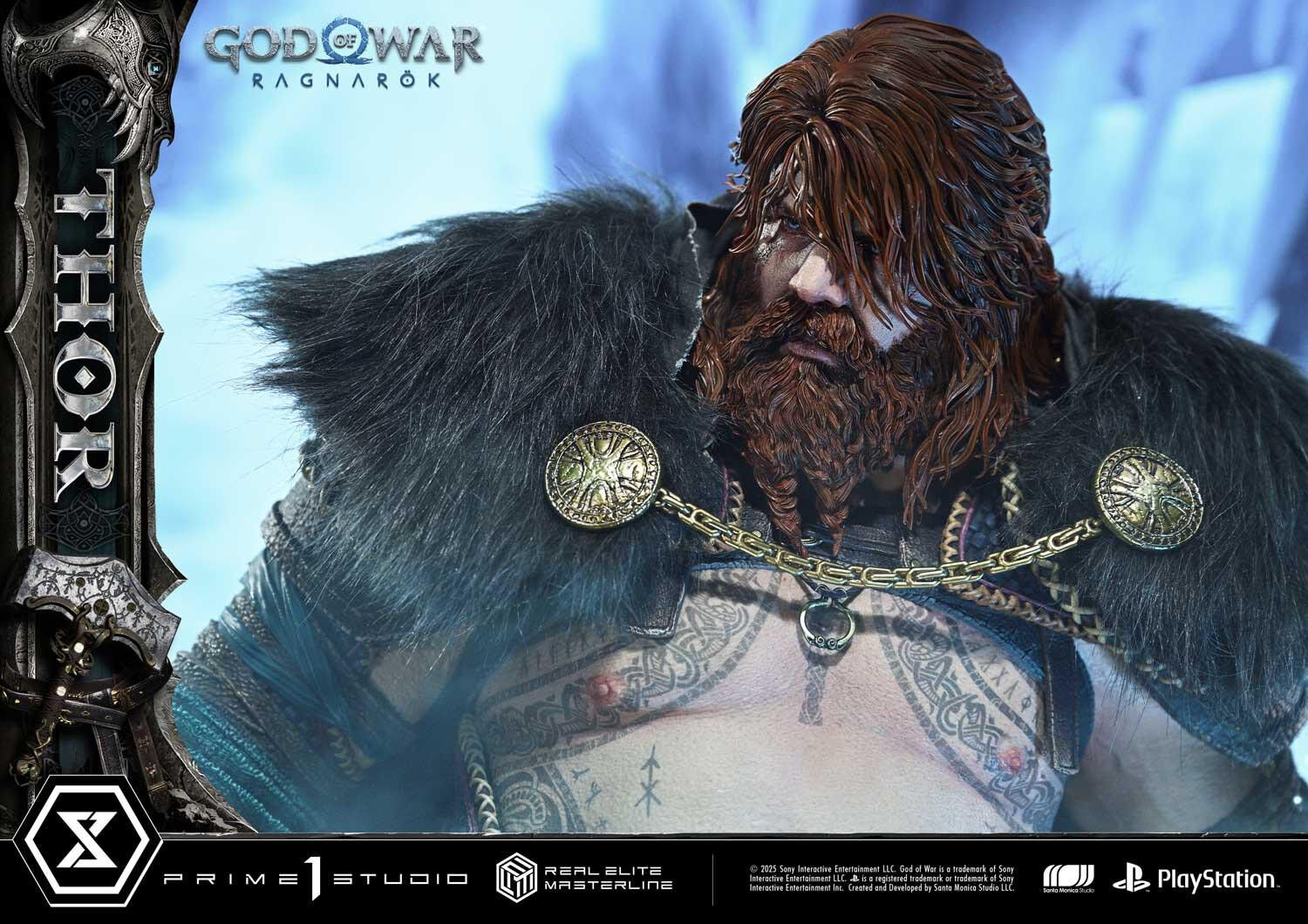 God of War Ragnarök - Thor - Real Elite Masterline  (REMGOW-02DX) - 1/3 - DX Version (Prime 1 Studio) photo 67