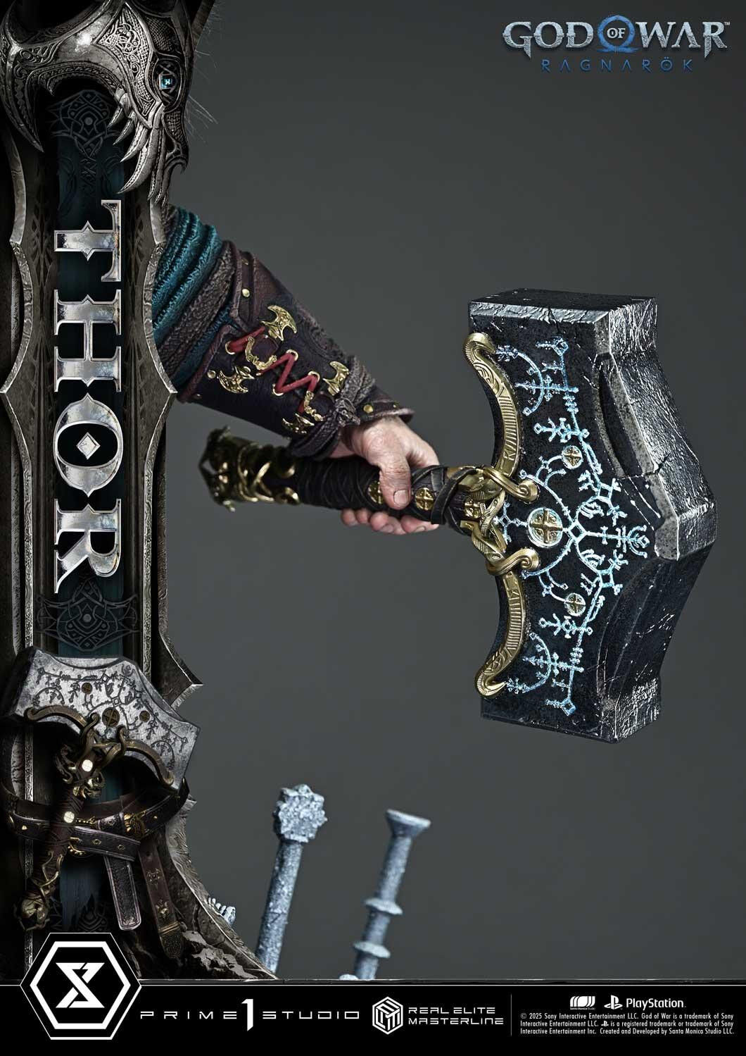 God of War Ragnarök - Thor - Real Elite Masterline  (REMGOW-02DX) - 1/3 - DX Version (Prime 1 Studio) photo 75