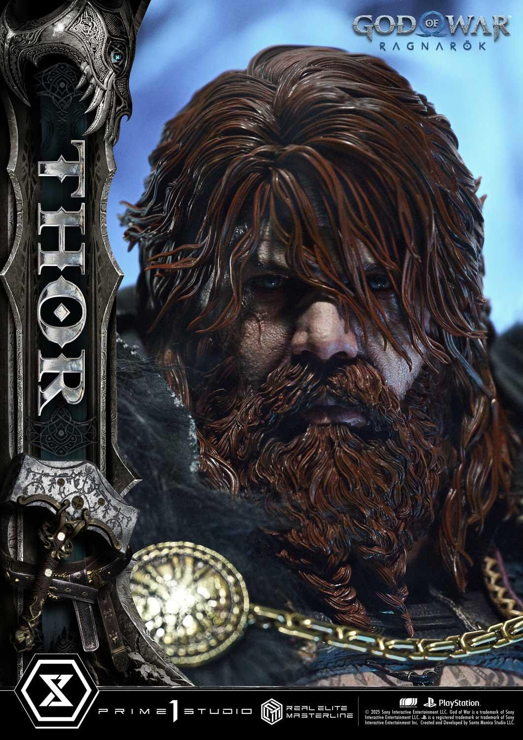God of War Ragnarök - Thor - Real Elite Masterline  (REMGOW-02DX) - 1/3 - DX Version (Prime 1 Studio) photo 76