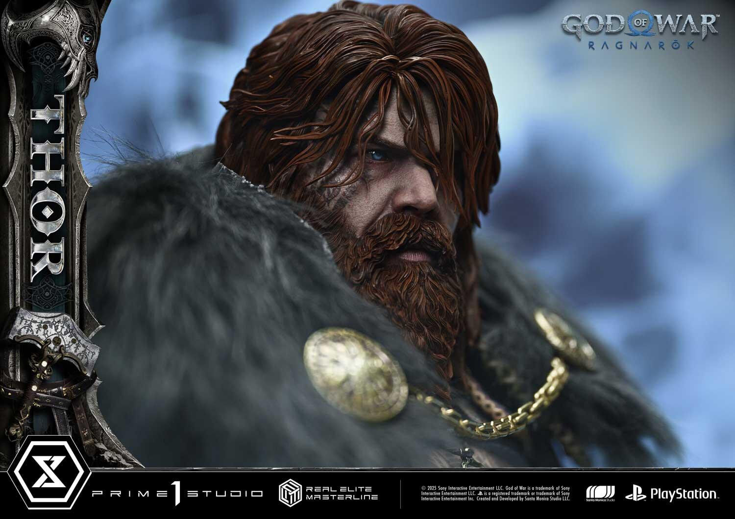 God of War Ragnarök - Thor - Real Elite Masterline  (REMGOW-02DXS) - 1/3 - DX Bonus Version (Prime 1 Studio) photo 5