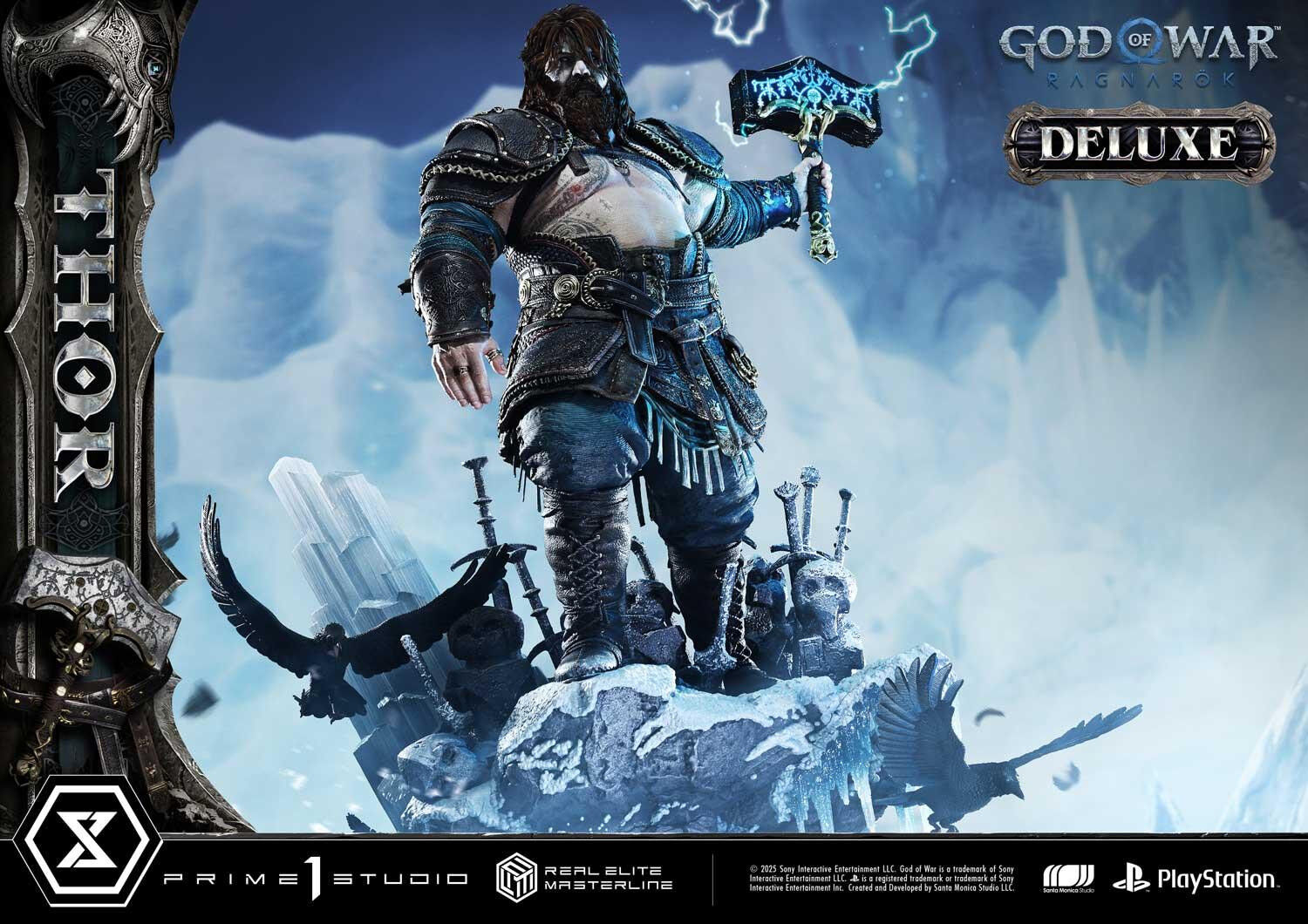 God of War Ragnarök - Thor - Real Elite Masterline  (REMGOW-02DXS) - 1/3 - DX Bonus Version (Prime 1 Studio) photo 13