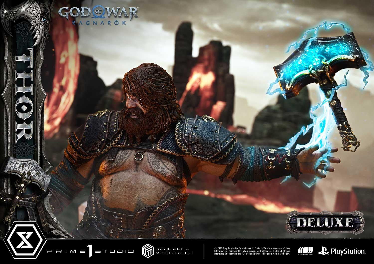 God of War Ragnarök - Thor - Real Elite Masterline  (REMGOW-02DXS) - 1/3 - DX Bonus Version (Prime 1 Studio) photo 15
