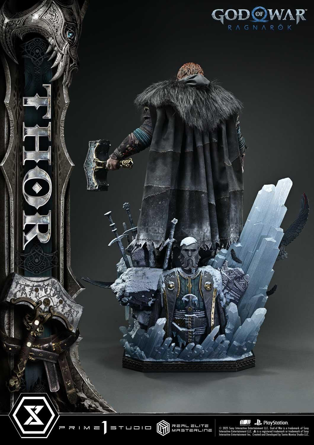 God of War Ragnarök - Thor - Real Elite Masterline  (REMGOW-02DXS) - 1/3 - DX Bonus Version (Prime 1 Studio) photo 25