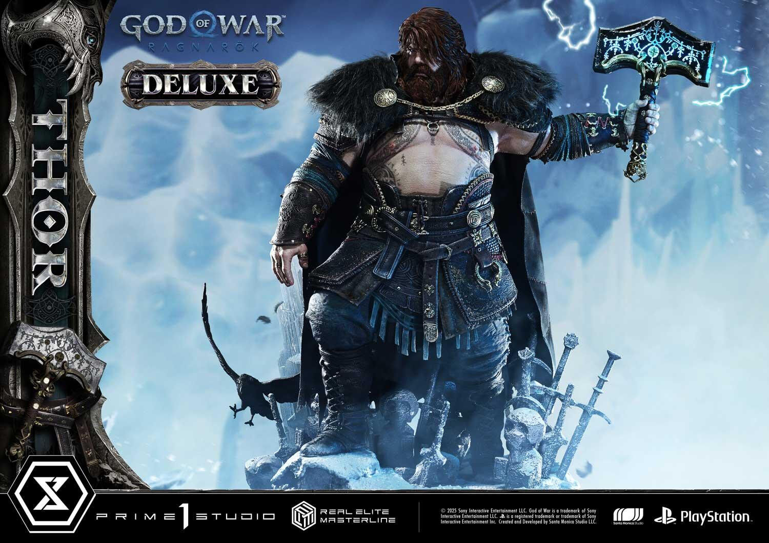 God of War Ragnarök - Thor - Real Elite Masterline  (REMGOW-02DXS) - 1/3 - DX Bonus Version (Prime 1 Studio) photo 31