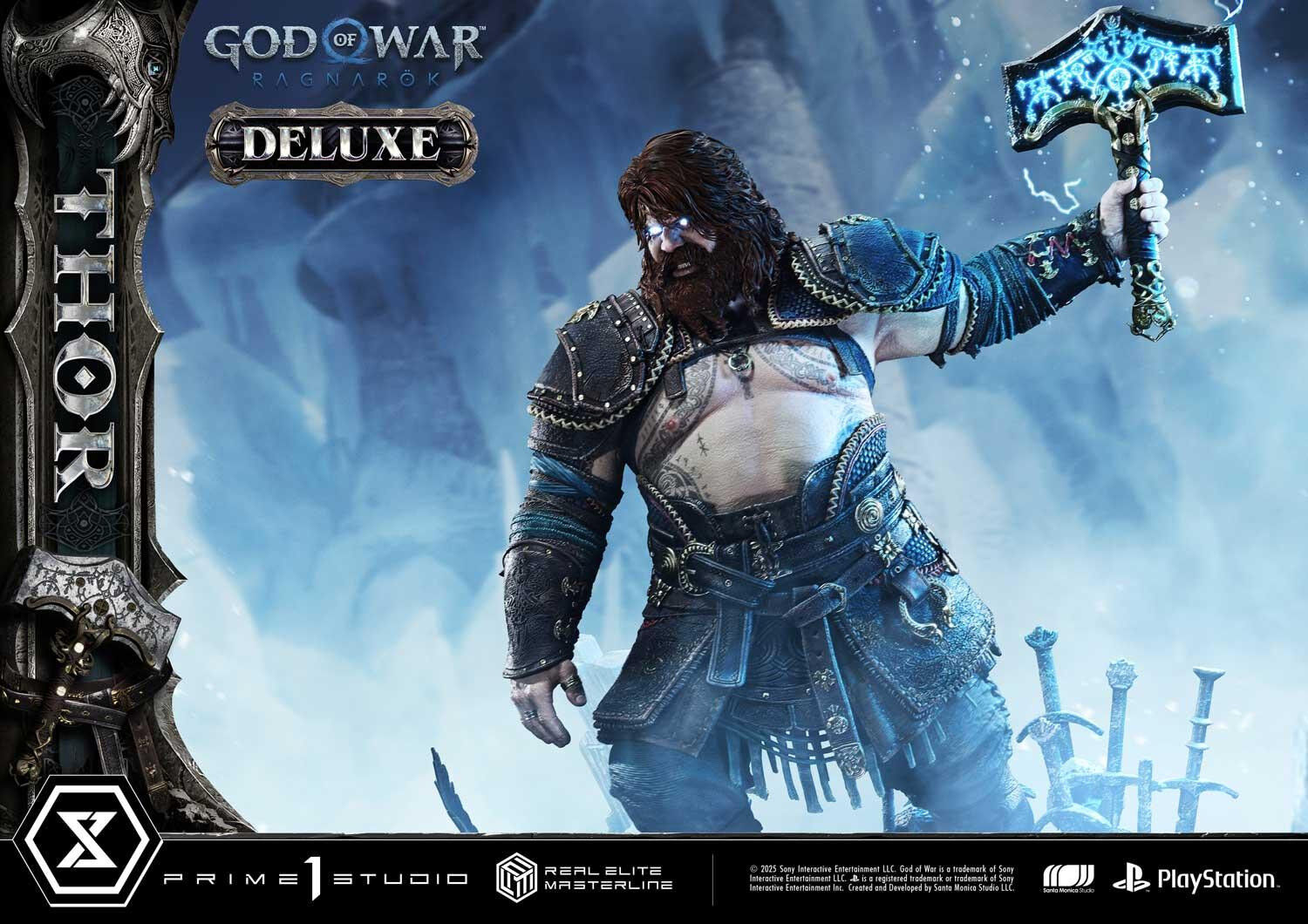 God of War Ragnarök - Thor - Real Elite Masterline  (REMGOW-02DXS) - 1/3 - DX Bonus Version (Prime 1 Studio) photo 32