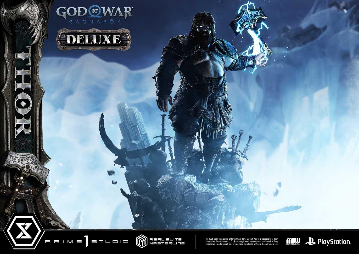 God of War Ragnarök - Thor - Real Elite Masterline  (REMGOW-02DXS) - 1/3 - DX Bonus Version (Prime 1 Studio) photo 34