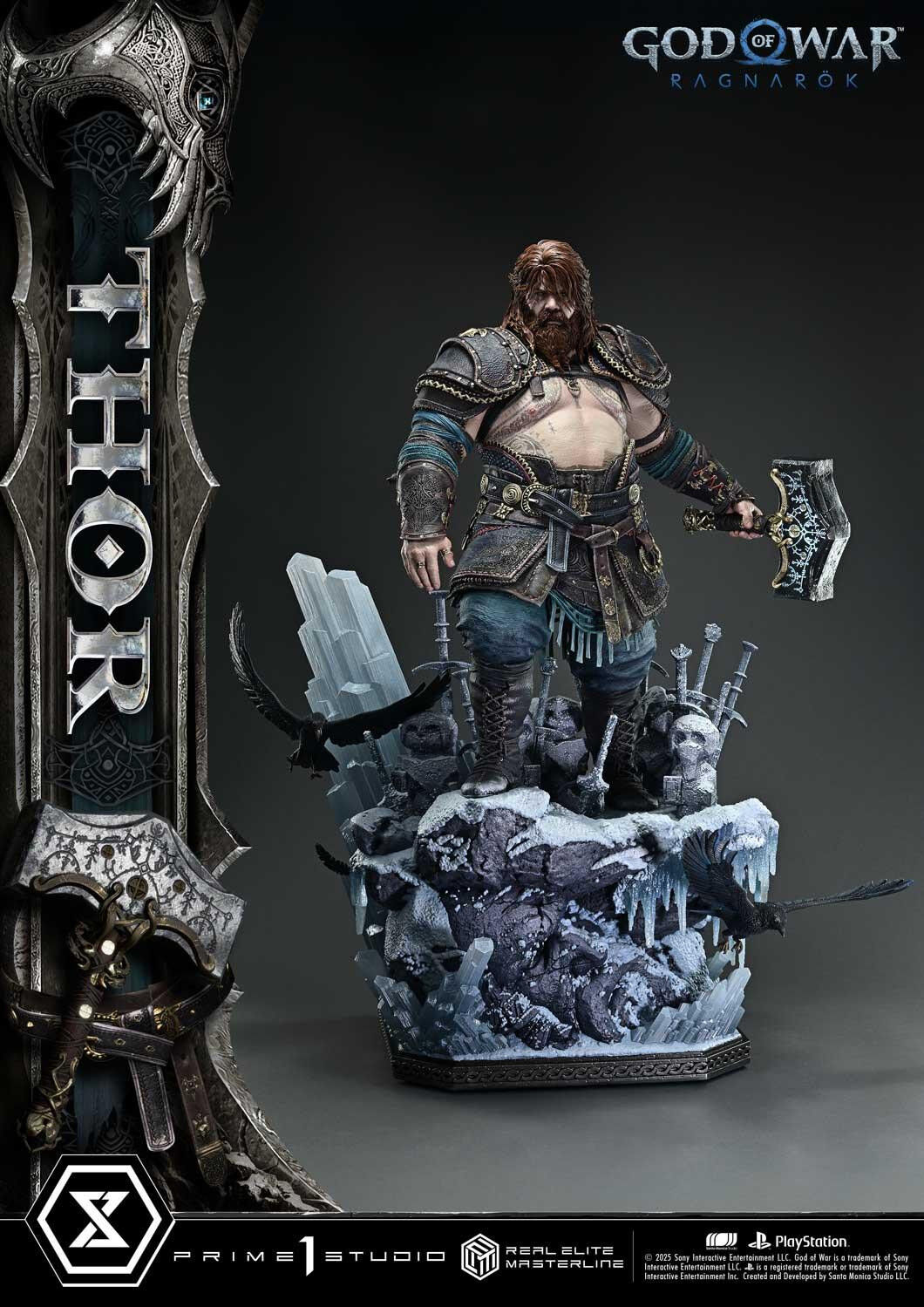 God of War Ragnarök - Thor - Real Elite Masterline  (REMGOW-02DXS) - 1/3 - DX Bonus Version (Prime 1 Studio) photo 35