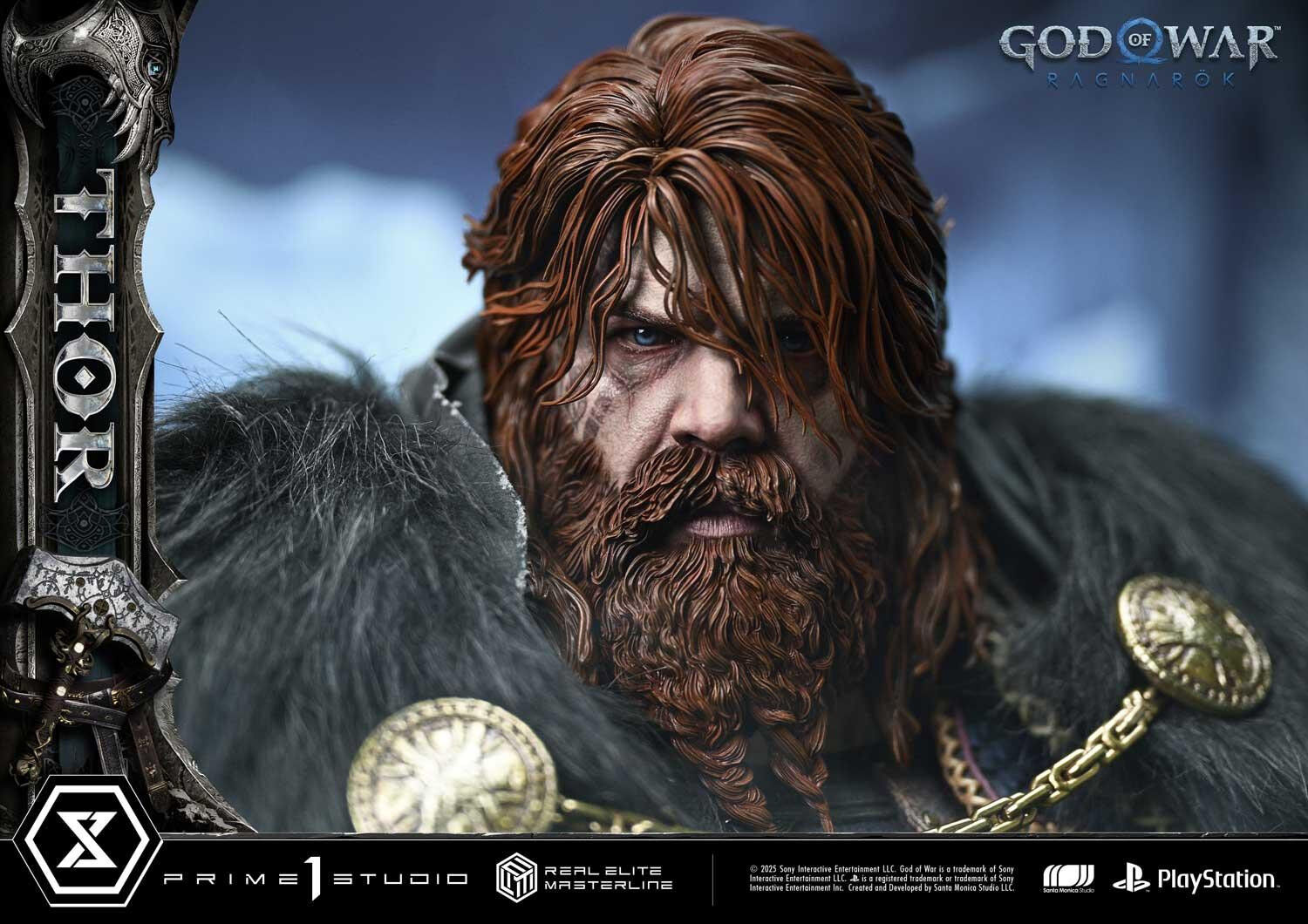 God of War Ragnarök - Thor - Real Elite Masterline  (REMGOW-02DXS) - 1/3 - DX Bonus Version (Prime 1 Studio) photo 44