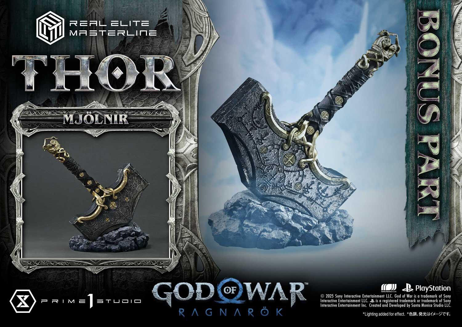 God of War Ragnarök - Thor - Real Elite Masterline  (REMGOW-02DXS) - 1/3 - DX Bonus Version (Prime 1 Studio) photo 47