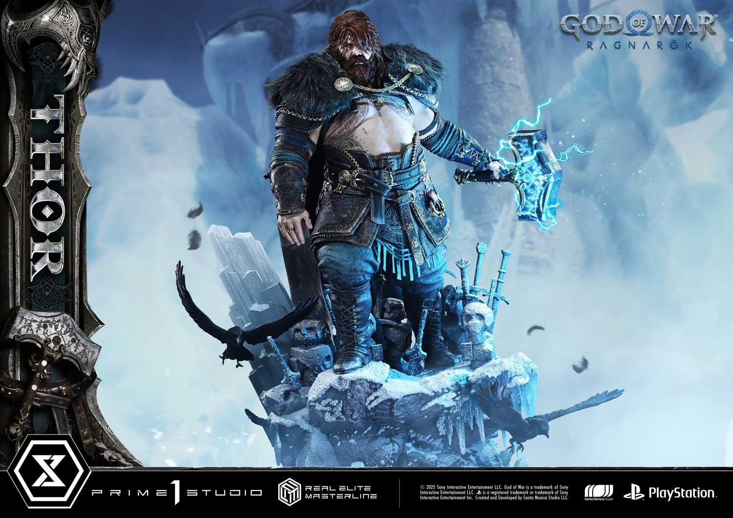 God of War Ragnarök - Thor - Real Elite Masterline  (REMGOW-02DXS) - 1/3 - DX Bonus Version (Prime 1 Studio) photo 56