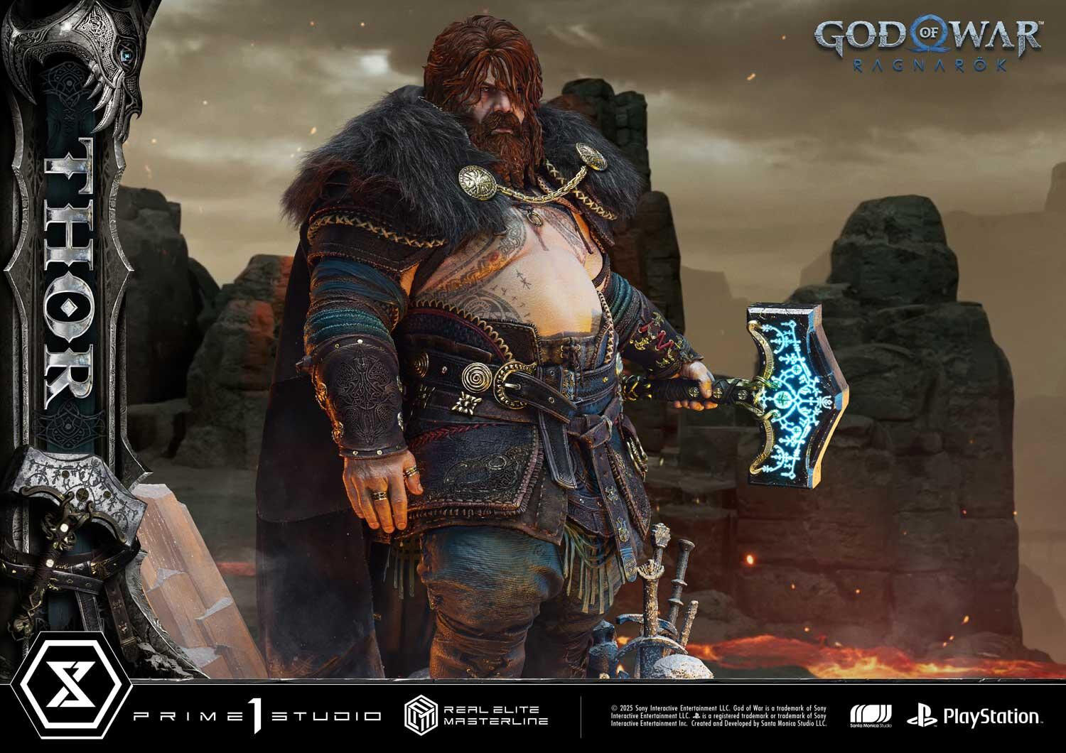God of War Ragnarök - Thor - Real Elite Masterline  (REMGOW-02DXS) - 1/3 - DX Bonus Version (Prime 1 Studio) photo 57
