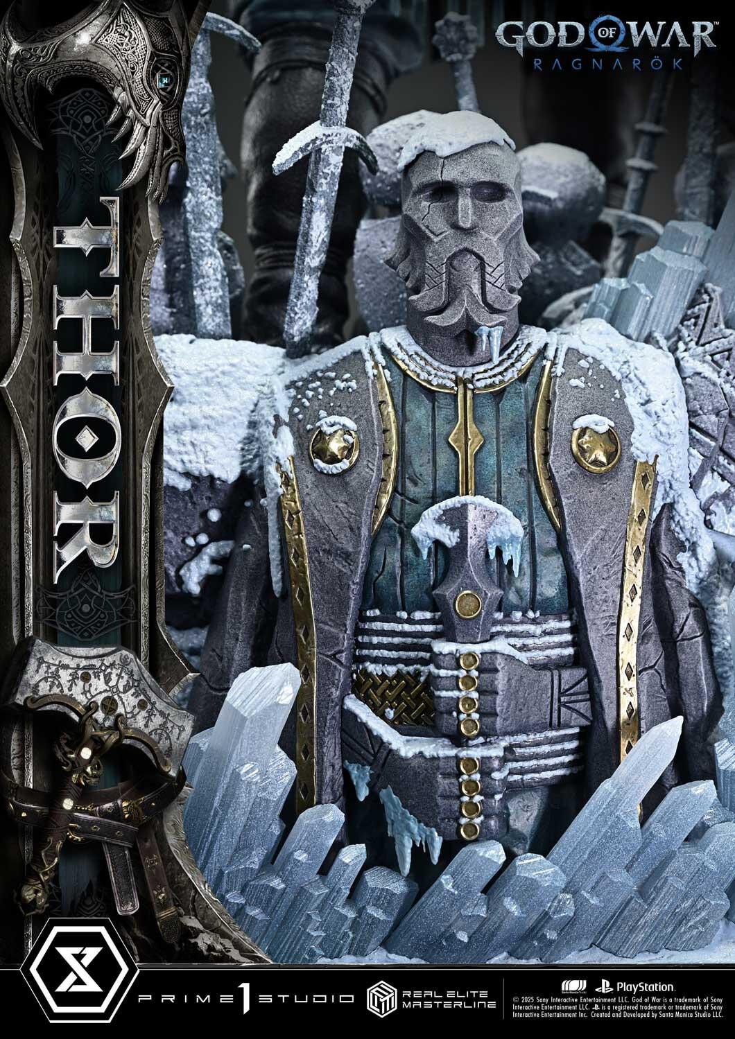 God of War Ragnarök - Thor - Real Elite Masterline  (REMGOW-02DXS) - 1/3 - DX Bonus Version (Prime 1 Studio) photo 65