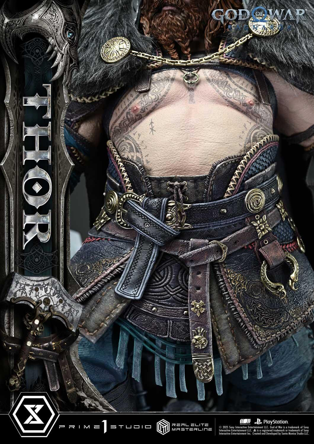God of War Ragnarök - Thor - Real Elite Masterline  (REMGOW-02DXS) - 1/3 - DX Bonus Version (Prime 1 Studio) photo 68