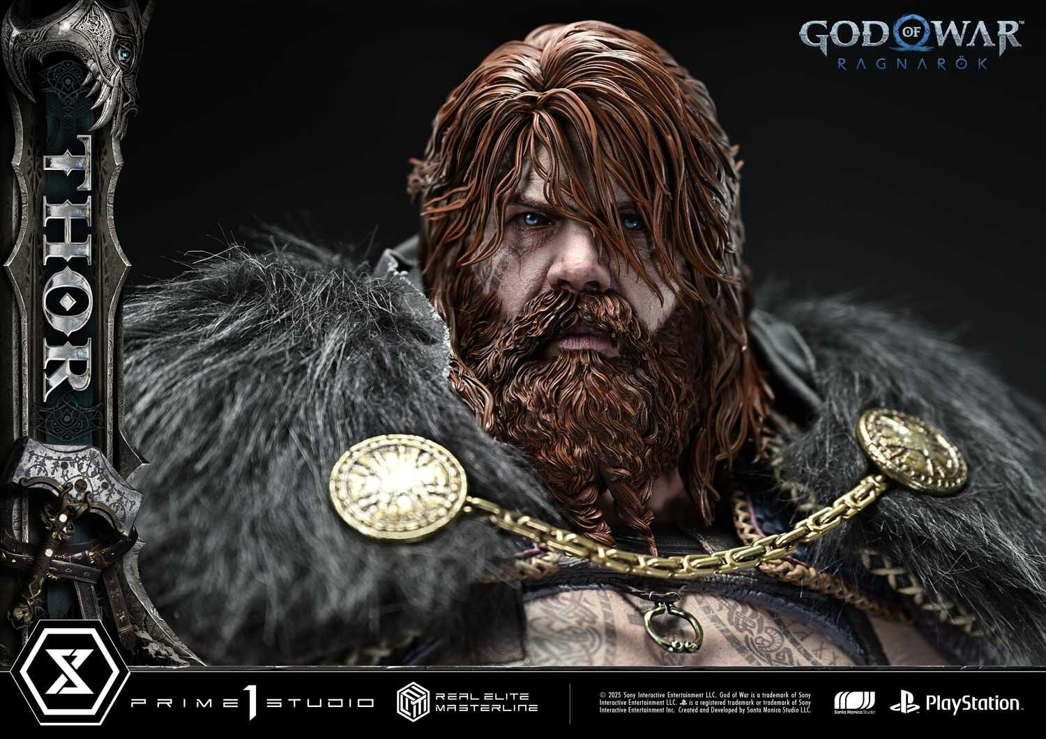 God of War Ragnarök - Thor - Real Elite Masterline  (REMGOW-02DXS) - 1/3 - DX Bonus Version (Prime 1 Studio) photo 70