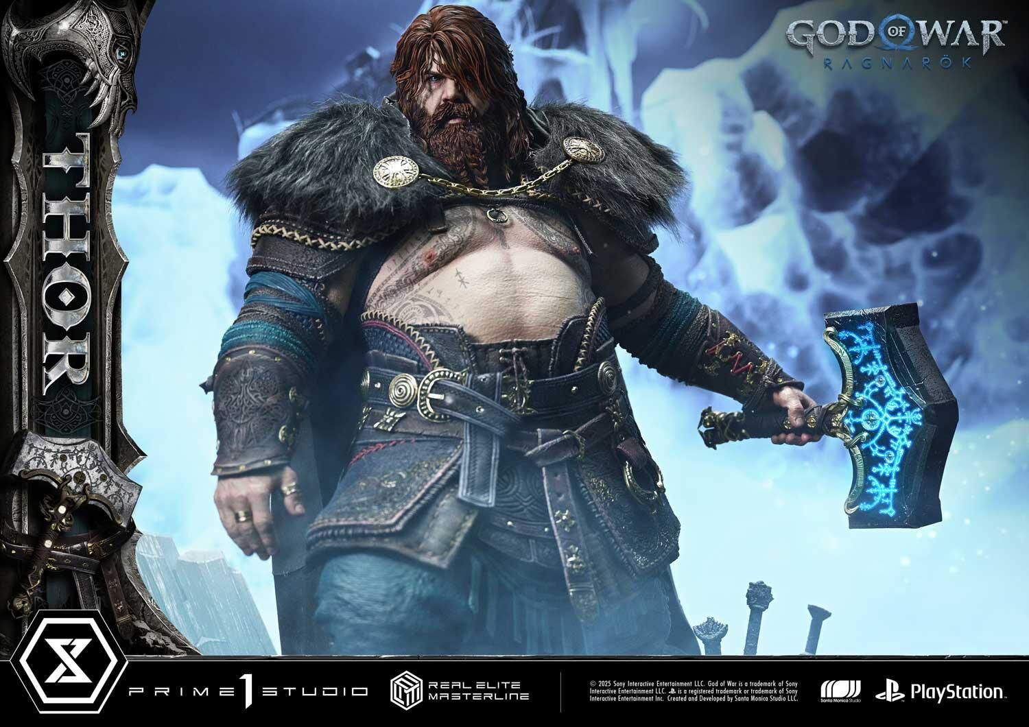 God of War Ragnarök - Thor - Real Elite Masterline  (REMGOW-02DXS) - 1/3 - DX Bonus Version (Prime 1 Studio) photo 76